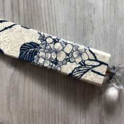 Liberty Print Door Stop Wedge Hardwood With Glass Knob Or Wood - thumbnail 3