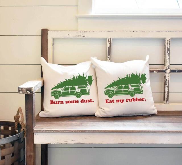 Christmas Pillow Set, Burn Some Dust, Eat My Rubber - 17 - image 1