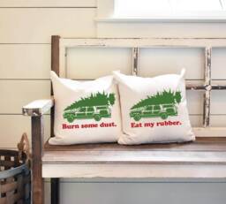 Christmas Pillow Set, Burn Some Dust, Eat My Rubber - 17 - thumbnail 1