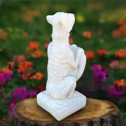 Large Guardian Dog Statue Medieval Hound Sculpture Gothic Decor Handmade Animal Ornamen Castle Protector Figurine Dog Lover Gift - thumbnail 3