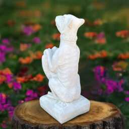 Large Guardian Dog Statue Medieval Hound Sculpture Gothic Decor Handmade Animal Ornamen Castle Protector Figurine Dog Lover Gift - thumbnail 4