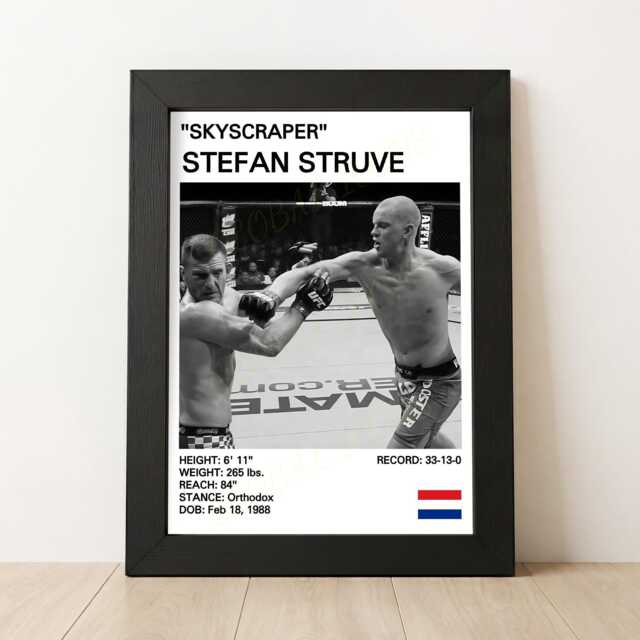 Stefan Struve Poster, Mma Fan Art Print - image 1