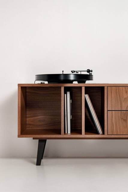 "Vinyl Record Cabinet Walnut ""Nolana" - image 1
