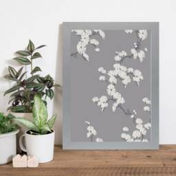 Photo Picture Frame Poster Size Frames White Grey Oak All Wall Hanging Deco - thumbnail 3