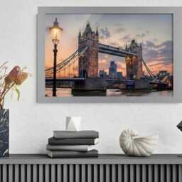 Picture Frame Rustic Silver Oak Photo A1-A5 Poster Frames Landscape Portrait Wall Art Modern Home D??cor Christmas Gifts - thumbnail 4