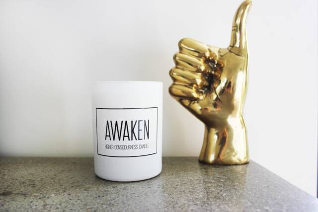 Awaken Higher Consciousness Meditation Candle - image 1