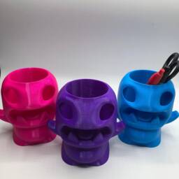 Halloween Monster Pen Pot, Makeup Brush Holder, Desk Buddy, Storage Pot Gift - thumbnail 2