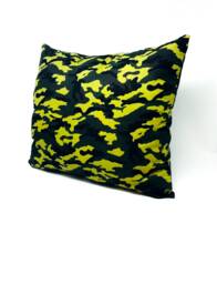 Handcrafted Camouflage Throw Pillow - Army Green Home Decor - thumbnail 1