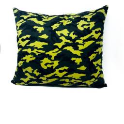Handcrafted Camouflage Throw Pillow - Army Green Home Decor - thumbnail 2
