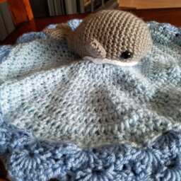 Whale Lovey Blanket - thumbnail 2
