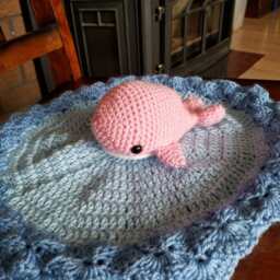 Whale Lovey Blanket - thumbnail 3