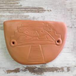 Aztec Alien Artifacts Ceramic Wall Art Set - thumbnail 3