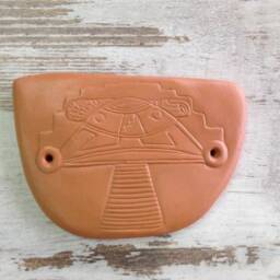 Aztec Alien Artifacts Ceramic Wall Art Set - thumbnail 2