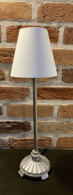 White Linen Candle Clip Lampshades - image 1