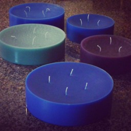 Custom Hand Poured 8 Inch Candle With Multi Wicks - thumbnail 4