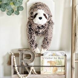 Sloth Faux Taxidermy - Plush Wall Decor Claraloo - thumbnail 3