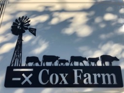 Custom Ranch Sign - Cattle Brand Personalized Metal Wall Art Cow Silhouette Cattle Drive - thumbnail 1