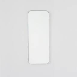 Quadris??? Rectangular Minimalist Mirror With White Frame - Xl - thumbnail 3