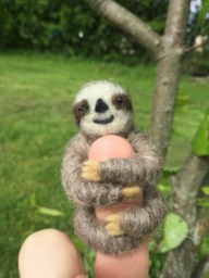 Needle Felted Sloth