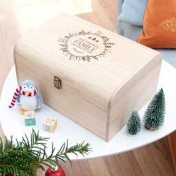 Personalised Traditional Family Christmas Eve Chest - thumbnail 1
