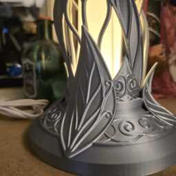 Elven Inspired Lamp Mains Usb Mythical Magical Gothic Occult Light V2 - thumbnail 3