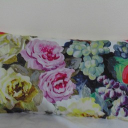 Designers Guild Floral Fabric Orangerie Rose Cushion Cover Design 7 - thumbnail 3