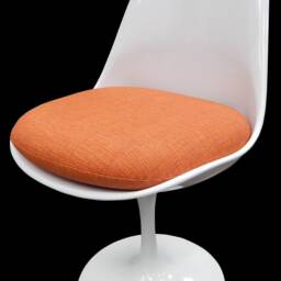 Replacement Cushion For Saarinen Tulip Side Chair - Amazing Vinyl Looks Like Fabric Arm Chair Available Also - thumbnail 2