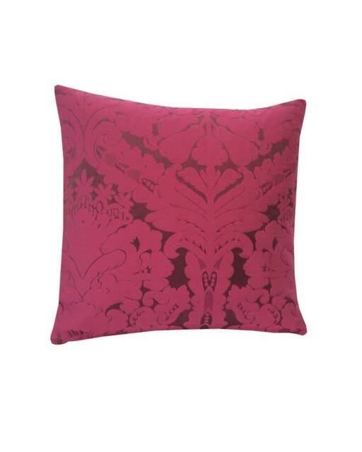 Magenta Fuchsia Pink Italian Silk Damask Home Accessories Throw Cushion Cover/Sham Pillowcase - image 1