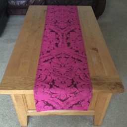 Magenta Fuchsia Pink Italian Silk Damask Home Accessories Throw Cushion Cover/Sham Pillowcase - thumbnail 2