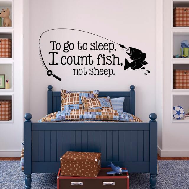 Fish Not Sheep Wall Decal Nursery Kids Room Decor P19 - image 1