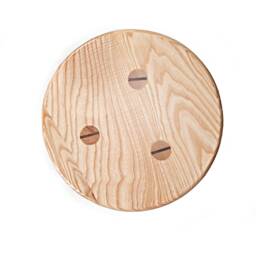 Minimalist Ash Wood Stool Modern Plant Stand Side Table - thumbnail 3