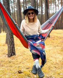 Tofino Beach Blanket - Horizon Large Outdoor Picnic Coastal Boho Throw Washable Woven - thumbnail 1
