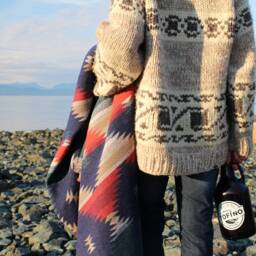 Tofino Beach Blanket - Horizon Large Outdoor Picnic Coastal Boho Throw Washable Woven - thumbnail 2