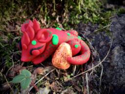 Christmas Polymer Clay Dragon Gumdrop Series - Limited Edition Christmas Holiday Collectible