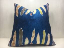 Handwoven Silk Ikat Pillow Cover, Decorative Accent 20x20 - thumbnail 1