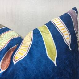 Handwoven Silk Ikat Pillow Cover, Decorative Accent 20x20 - thumbnail 2