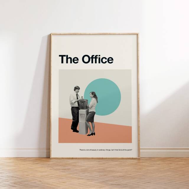 The Office - Movie Poster, Retro, Mid Century Modern, Vintage Art Print, Minimalist - image 1