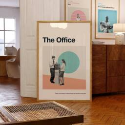 The Office - Movie Poster, Retro, Mid Century Modern, Vintage Art Print, Minimalist - thumbnail 2
