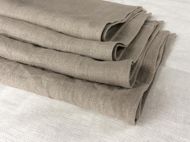 Natural Linen Bath Towel Prewashed Undyed Flax, Vintage Look - image 1