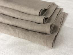 Natural Linen Bath Towel Prewashed Undyed Flax, Vintage Look Rustic Hand Towels