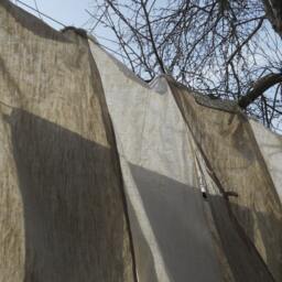 Natural Linen Bath Towel Prewashed Undyed Flax, Vintage Look Rustic Hand Towels - thumbnail 4