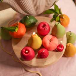Handmade Fruit-Shaped Candles in Soy Wax. One-Of-A-Kind Textures, Warm Glow, & Timeless Shelf Appeal For Aesthetic Spaces - thumbnail 3