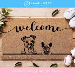 Custom Pet Welcome Mat - Personalized Dog & Cat Doormat Breeds Unique Gift For Animal Lovers Front Door Decor Owners - thumbnail 1