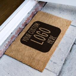 Your Custom Logo Here - Personalized Doormat For Business Customized Coir Mat Housewarming Gift - thumbnail 3