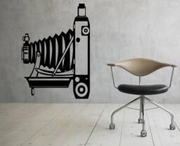 Retro Photo Camera Wall Vinyl Decal Photography Studio Stickers Art Design Murals Interior - 6Fcm4 - thumbnail 1