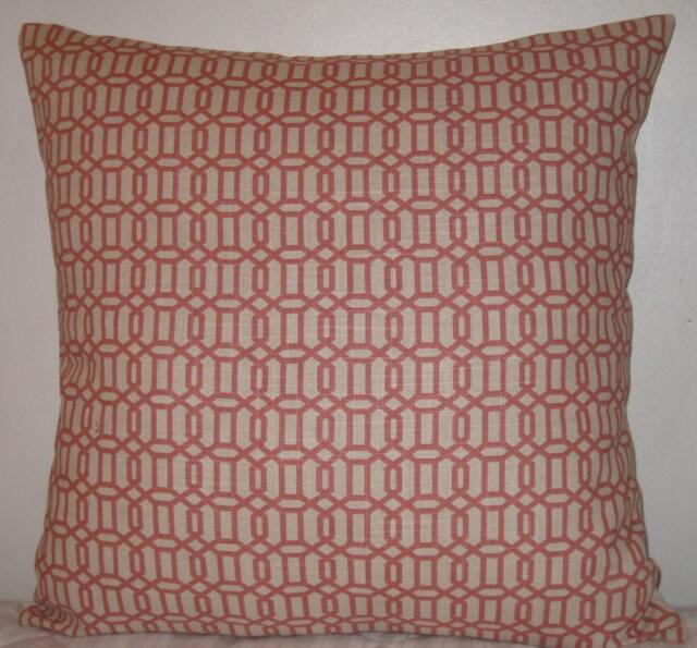 "Geometric Decorative Pillow Cover in 24""x 24" - image 1