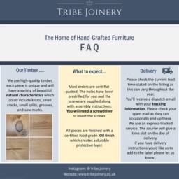 Pair Or Single Bedside Tables/Mitred Side Rustic Chunky Handmade Furniture/ Handmade Pine Oak Walnut Bedroom Furniture - thumbnail 4