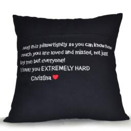 Usa Map Pillow, Us State Long Distance Relationship Gift Custom Connected For Friend Sister Mother Father - thumbnail 3