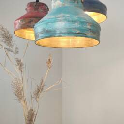 Industrial Lighting , Rustic Chandelier , Steampunk Lamp Light Fixture Handmade Ceiling Pendant Light - thumbnail 4