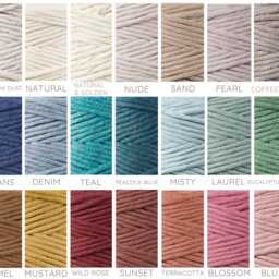 Macrame Feathers Garland - Water Colour Palette Tapestry Wall Hanging Bohemian Decor Bunting Natural Nursery 21 Custom Colours - thumbnail 2